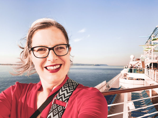 Selfie Kirsten Rick auf der Costa Venezia