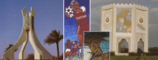 Sol en mosaïque de grès cérame incrusté d'or, thême Art nouveau, Megève, 35 m2