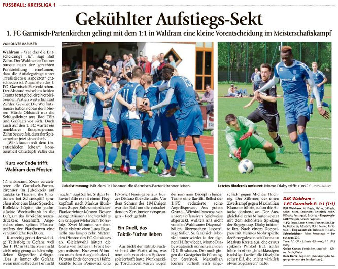 Ga-Pa Tagblatt vom 15.05.2017