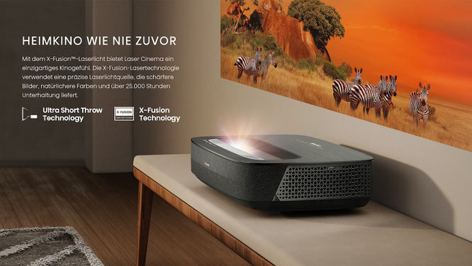 Hisense PL2 Laser TV bei beamer-freund in Düsseldorf