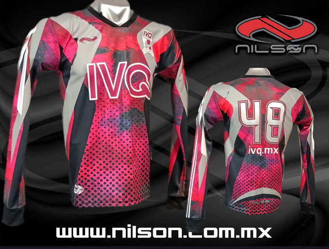 jersey manga larga sublimacion fullprint equipo IVQ nilson ropa deportiva