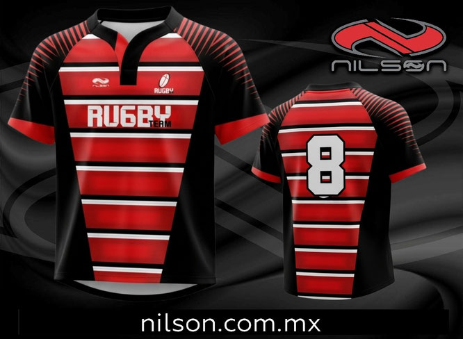 JERSEY DE RUGBY, SUBLIMACION DIGITAL, MODELO lince
