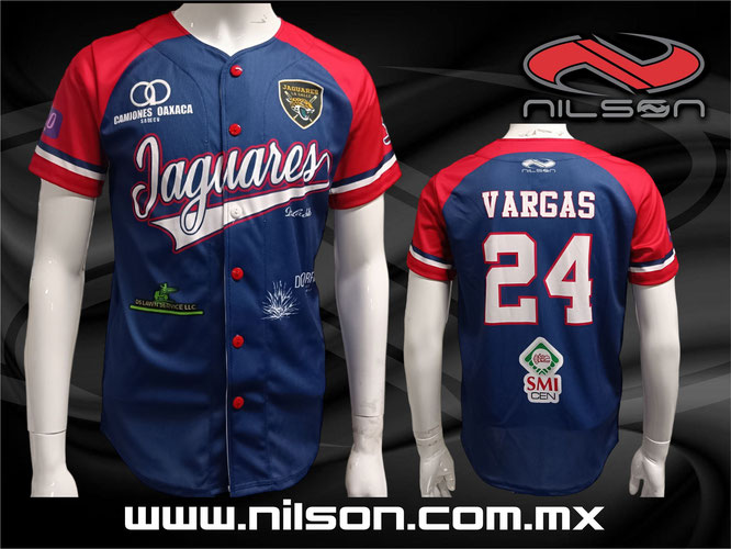 camisola, casaca de beisbol, sublimacion digital, Equipo Jaguares 2024