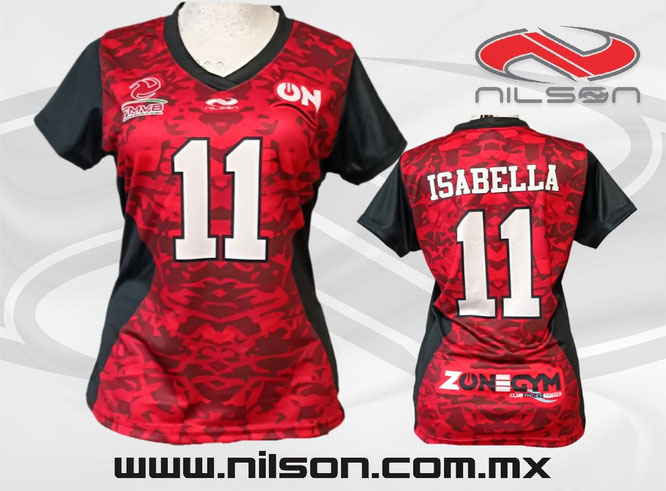 JERSEY VOLEIBOL SUBLIMACION FULLPRINT, EQUIPO ZONEGYM