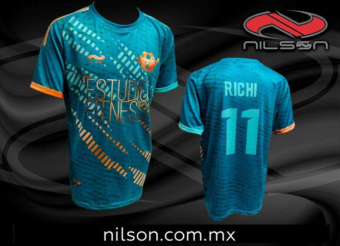 playera sublimada, modelo NY. sublimacion digital. Nilson ropa deportiva