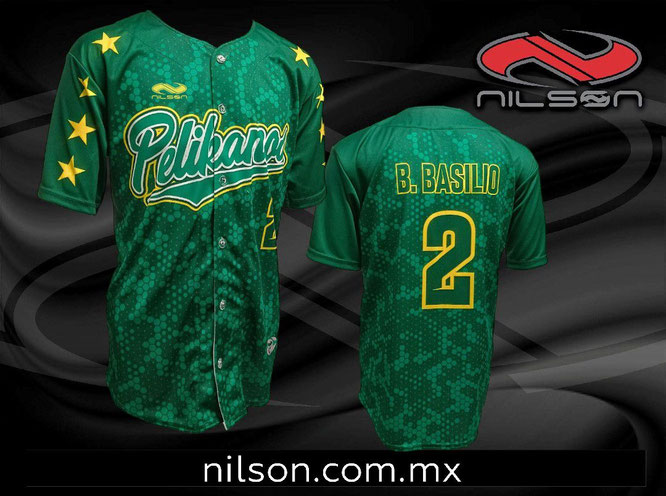 jersey béisbol, sublimación digital fullprint, Equipo PELIKANOS 