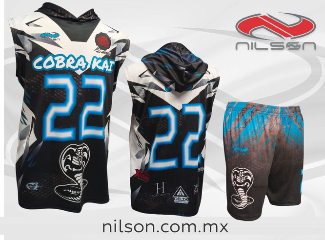UNIFORME DE TOCHITO, MODELO cobra kai 2025. SUBLIMACION DIGITAL