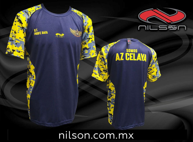 PLAYERA DE FUTBOL SUBLIMACION DIGITAL. AZ CELAYA