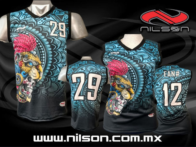 jersey basquetbol mixto sublimacion digital, equipo guerrero jaguar sin mangas, nilson ropa deportiva
