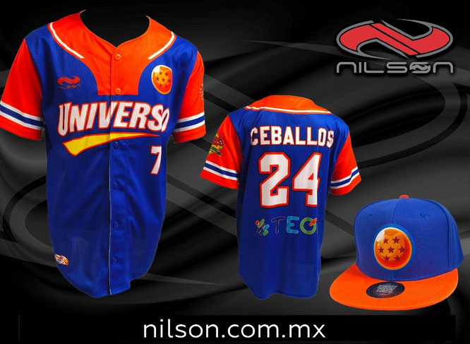 CAMISOLAS, CASACA DE BEISBOL, SUBLIMACION DIGITAL. EQUIPO UNIVERSO 7. NILSON ROPA DEPORTIVA