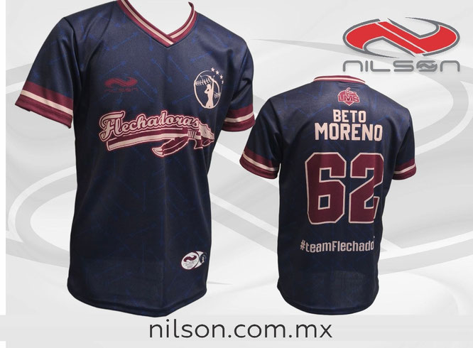 PLAYERA SOFTBALL SUBLIMACION DIGITAL, EQUIPO FLECHADORAS 2025
