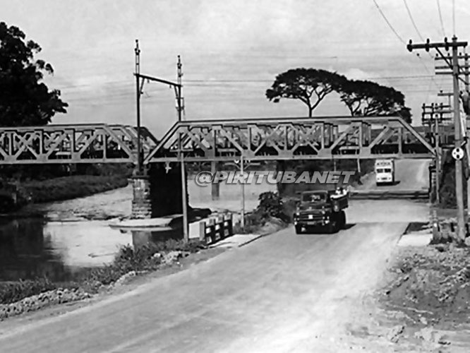 Ponte ferroviária de ferro entre a Lapa e Pirituba que foi demolida por volta de 1970