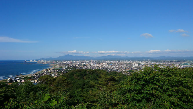 今日の五智公園展望台からの景色（画像をクリックして拡大）