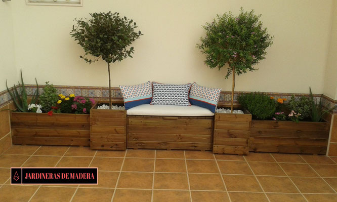 JARDINERAS DE MADERA
