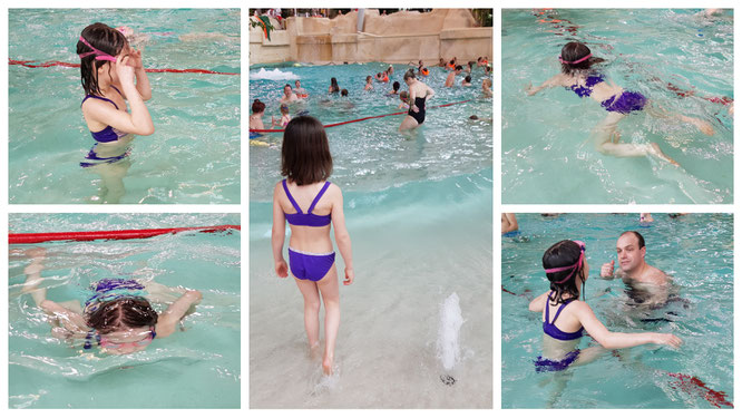 Im Aqualagon - dem Schwimmbad im Villages Nature Paris