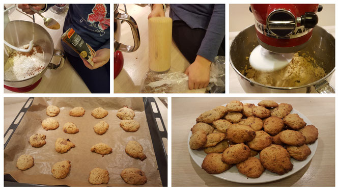 Wir backen Lebkuchen-Cookies nach einem Rezept von Tilda Apfelkern