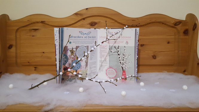 Basteltipp Schneeballstrauß aus "Meine bunte Weihnachtswelt"