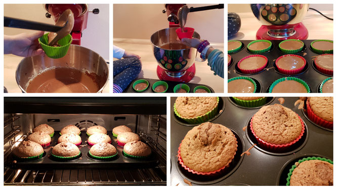 So gehen unsere Schokomuffins