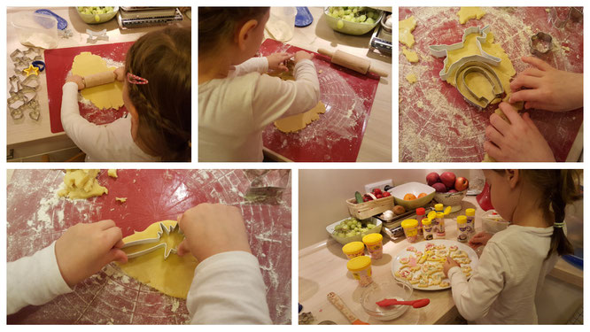 Plätzchen backen für den Kindergeburtstag