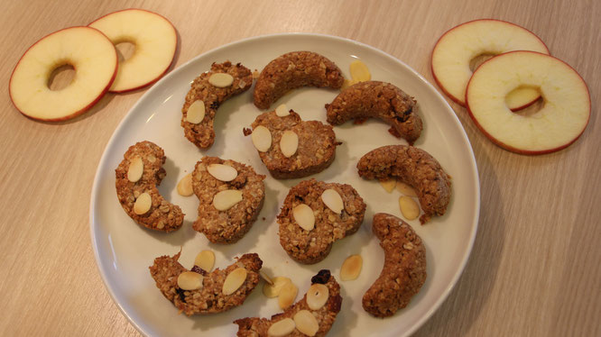 Apfel-Zimt-Plätzchen aus der N'oats-Sorte Bratapfel von mymuesli