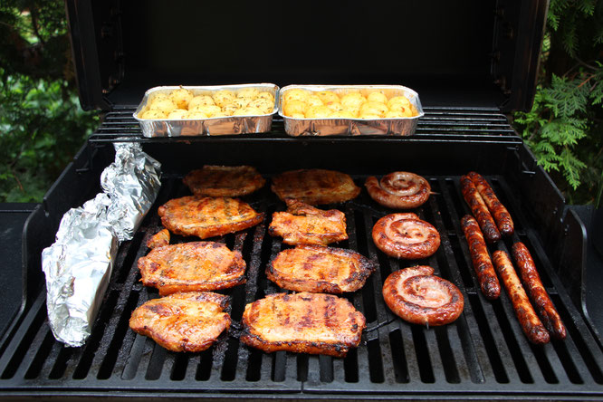 Grillgut auf unserem Grill