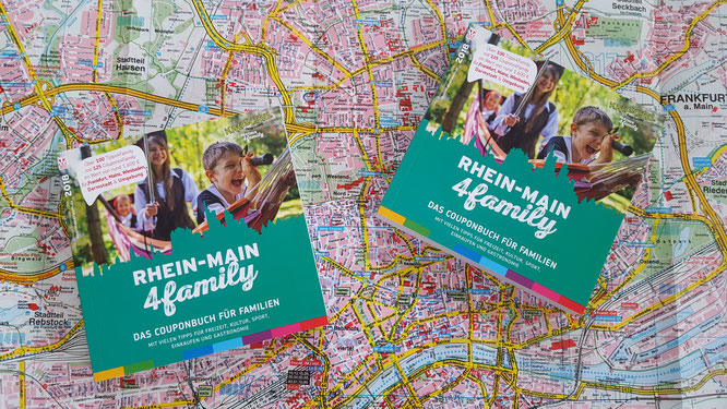 Mit den Couponbüchern "RheinMain4Family" das RheinMain-Gebiet entdecken
