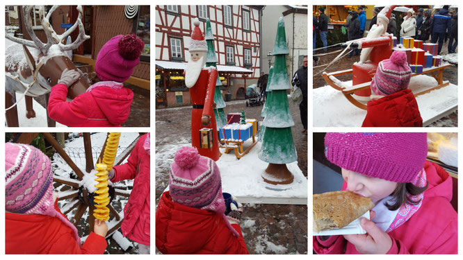 Auf dem Weihnachtsmarkt in Michelstadt