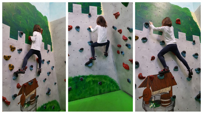 Unsere Große in der Boulderwelt Frankfurt (am Main)