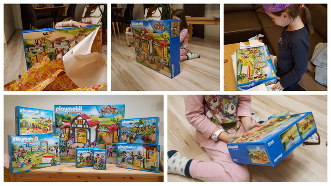 Der playmobil-Reiterhof als Geburtstagsgeschenk für unsere Kleine