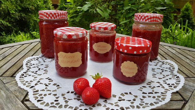 Ein Erdbeertraum: selbstgemachte Erdbeermarmelade