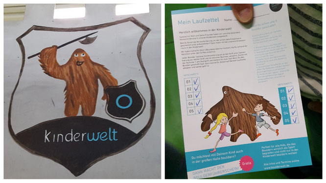 Der Laufzettel der Boulderwelt Frankfurt (am Main)