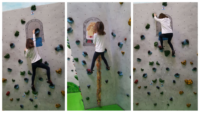 Unsere Große in der Boulderwelt Frankfurt (am Main)
