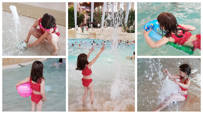 Im Aqualagon - dem Schwimmbad im Villages Nature Paris