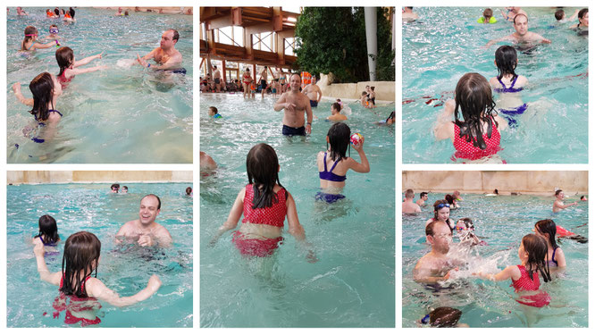 Im Aqualagon - dem Schwimmbad im Villages Nature Paris