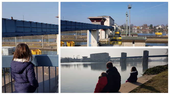 Impressionen von der Schleuse Griesheim in Frankfurt am Main