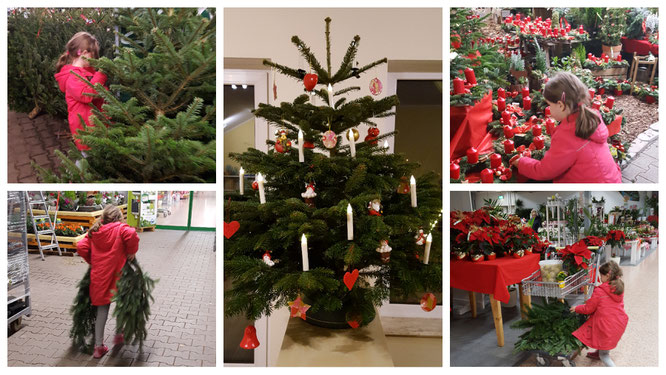 Dieses Jahr gab es auch im Kinderzimmer einen kleinen Weihnachtsbaum