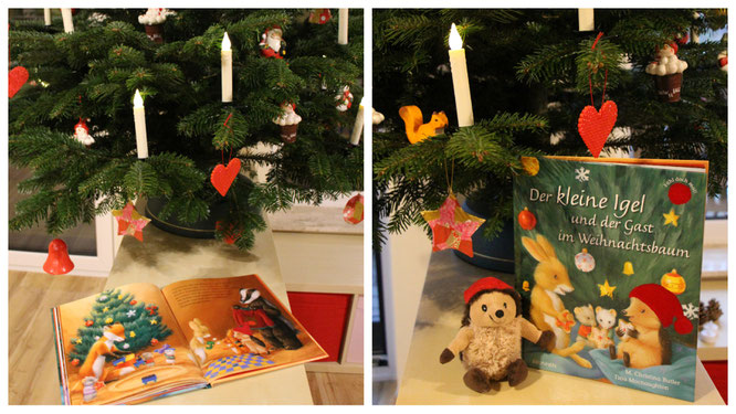 "Der kleine Igel und der Gast im Weihnachtsbaum" - eine warmherzige Geschichte über Freundschaft