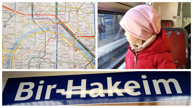 Auf dem Weg nach Paris - Metroplan und Fahrt im RER A