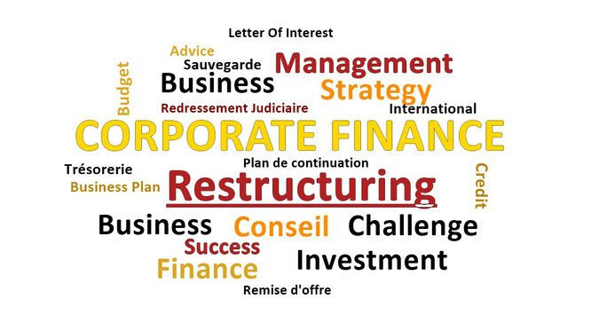 Restructuring redressement judiciaire reprises d'entreprises en difficulté