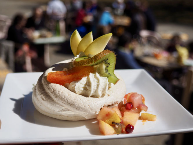 Une Pavlova de la Gélinotte (photo Frédi)