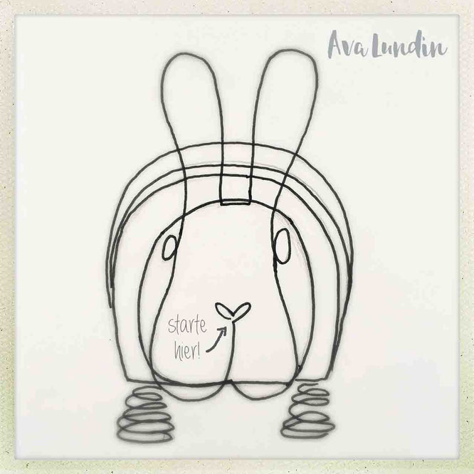 Vorzeichnung Hase