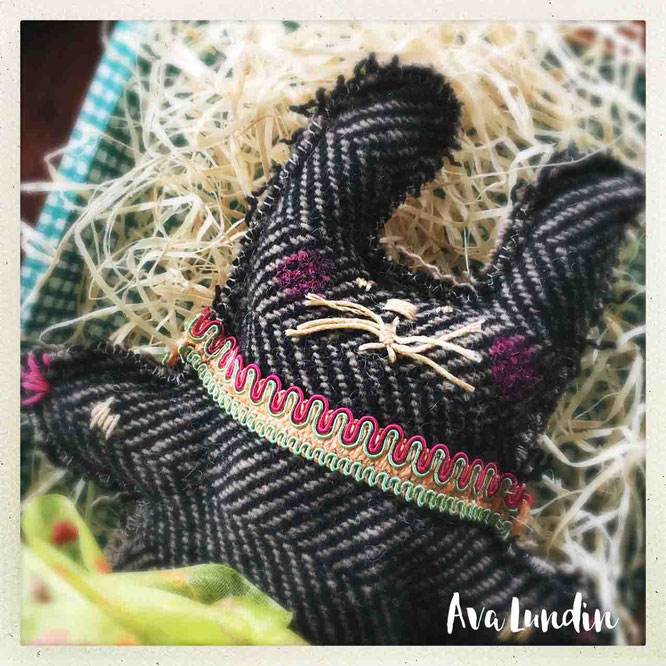 Osterhase aus Stoffresten