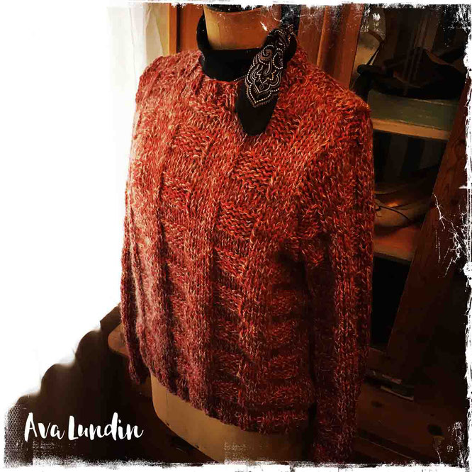Strick Pullover Rot