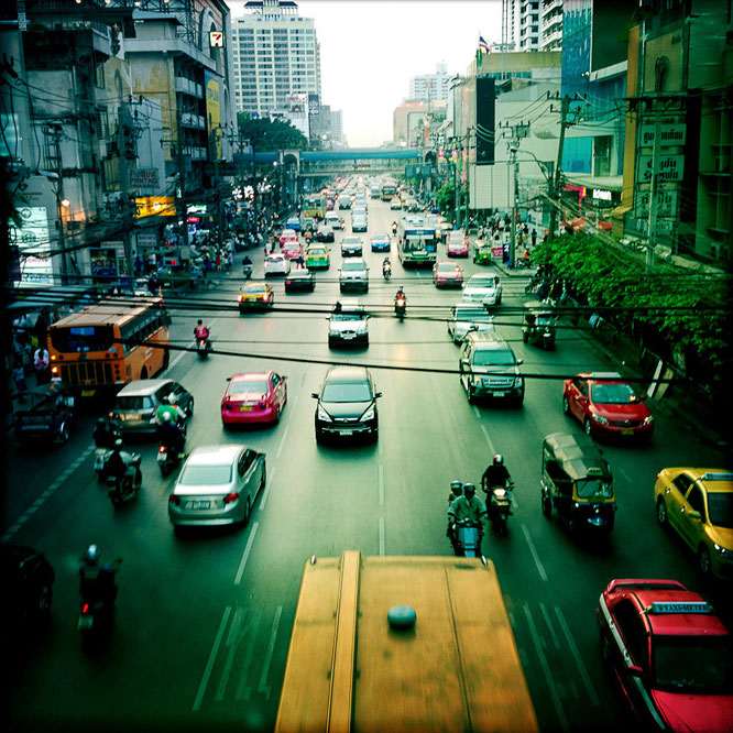 strassenverkehr in bangkok