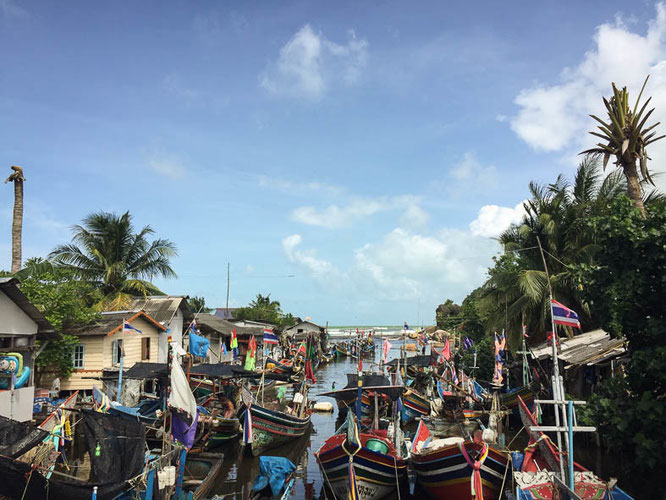 Fischereihafen in Songkhla
