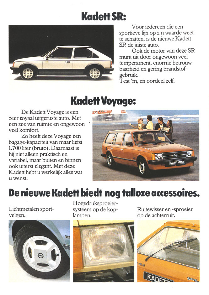 Kadett SR Kadett Voyage