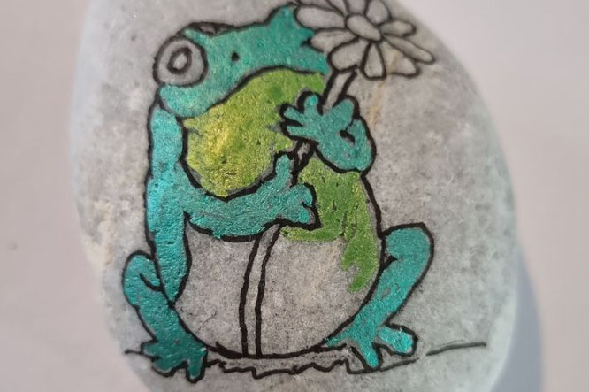 Kei Tof #L2493 steen gevonden _ Zelf Happy Stone maken