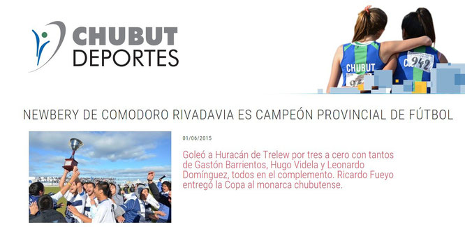 Así publicó Chubut Deportes, principal impulsor de esta competencia.