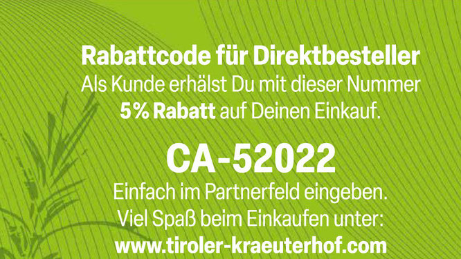 Heilvolle Impulse · Energetische Heildienste · Meike Carstens · Rabattcode Tiroler Kräuterhof