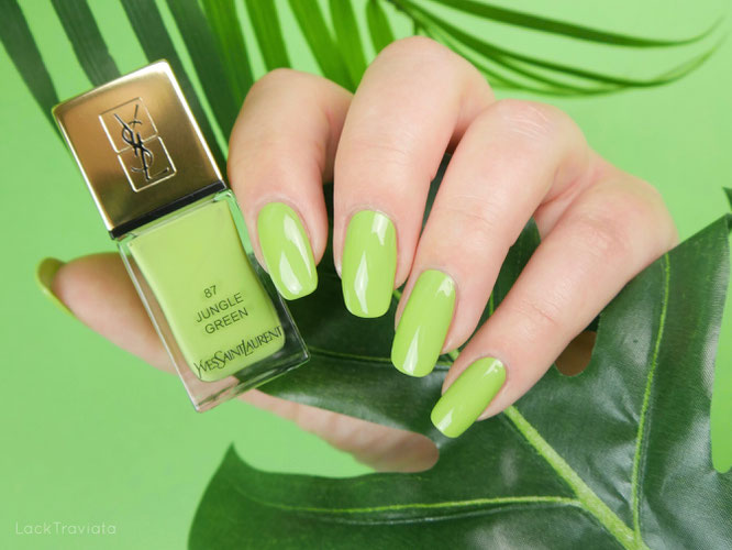 YSL Yves Saint Laurent • JUNGLE GREEN 87 • Jungle Pop Collection summer 2017